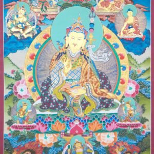 Guru Padmasambhava Thangka with 8 Manifestation