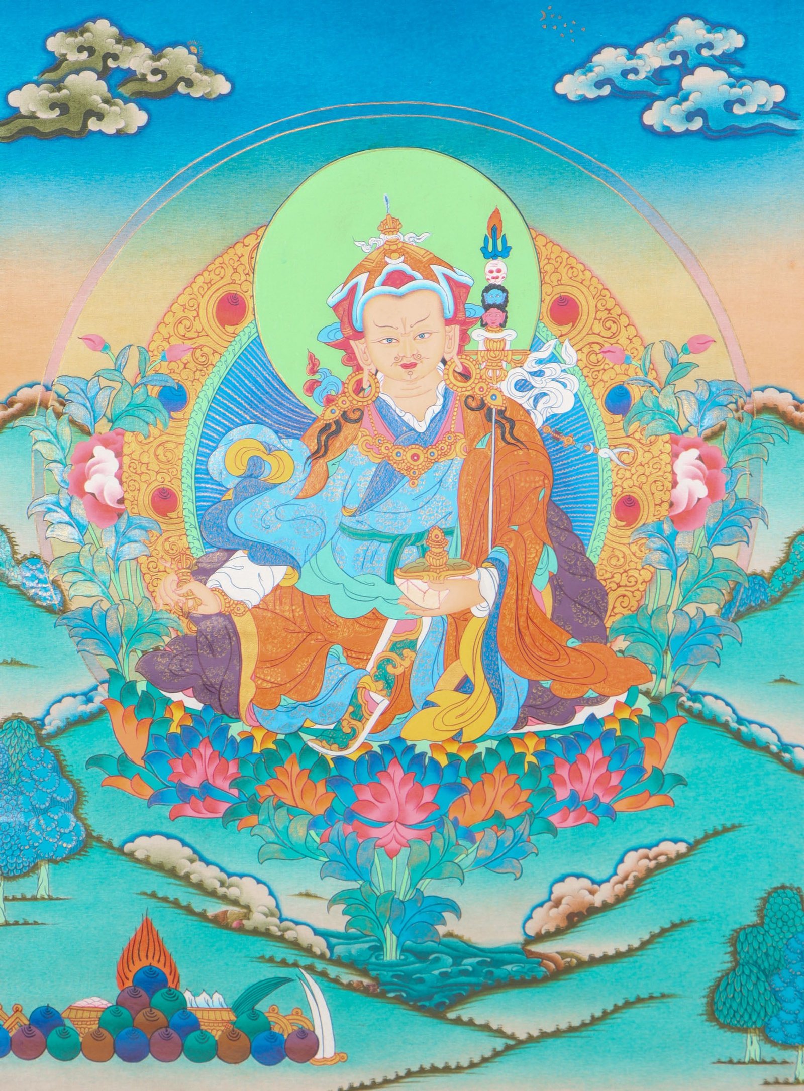 Guru Rinpoche Thangka - Image 2
