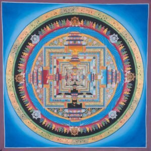 Handpainted Kalachakra Mandala Thangka