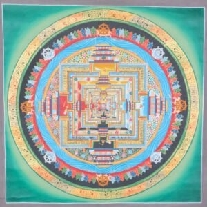Tibetan Kalachakra Mandala Thangka