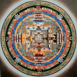 Kalchakra Mandala Thangka Painting