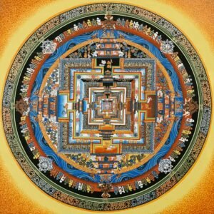 Kalachakra Mandala Thangka Painting