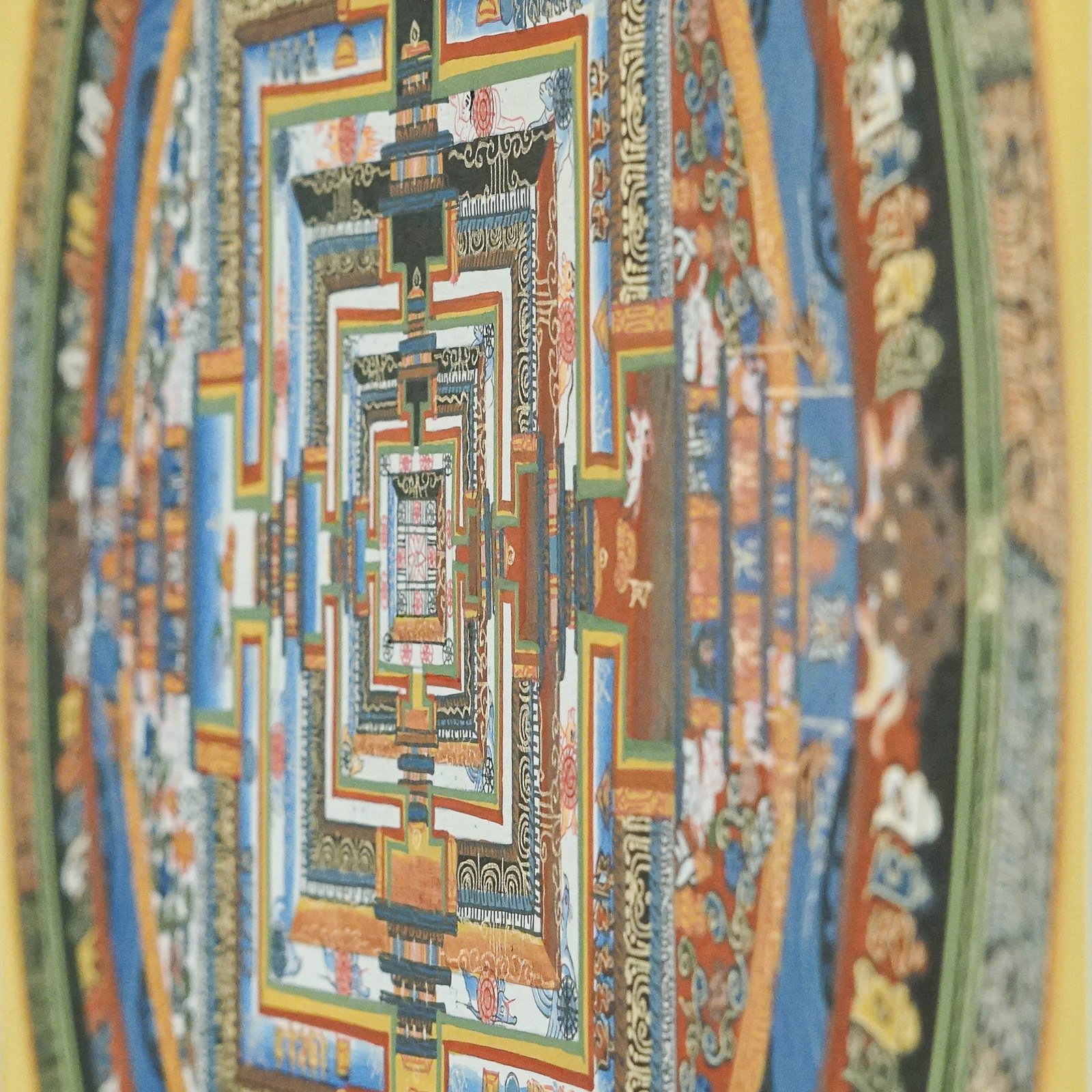 Kalachakra Mandala Thangka Painting - Image 3