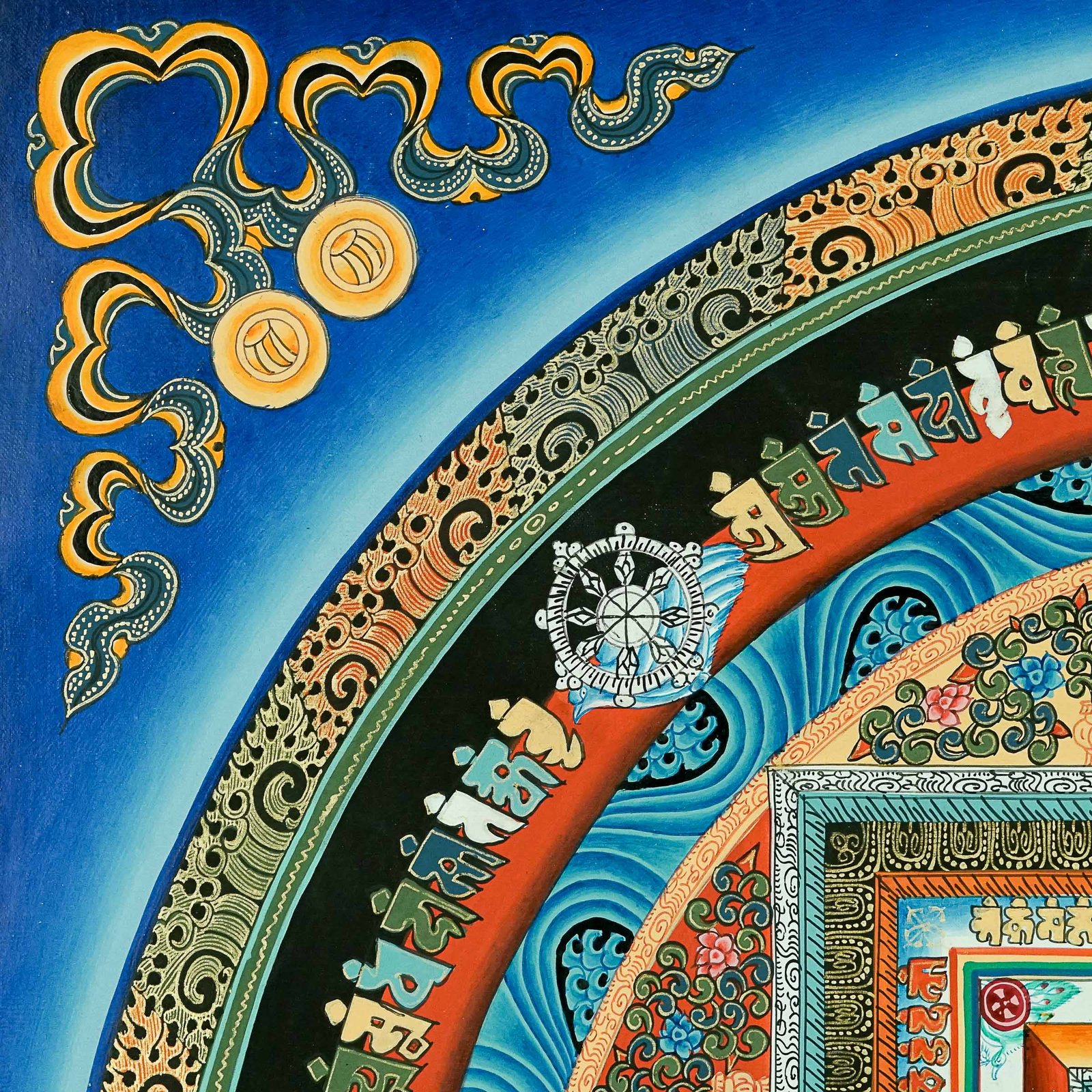 Kalchakra Mandala Thangka Painting - Image 4