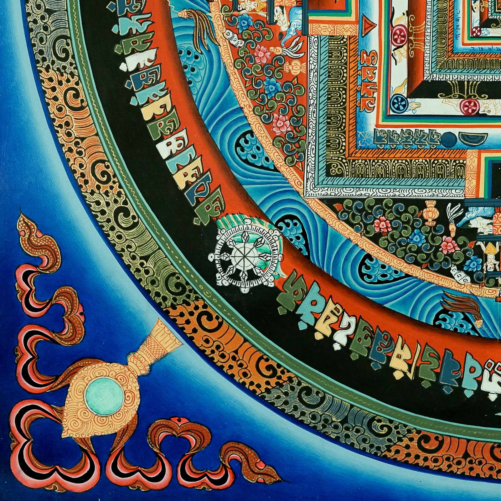 Kalchakra Mandala Thangka Painting - Image 5