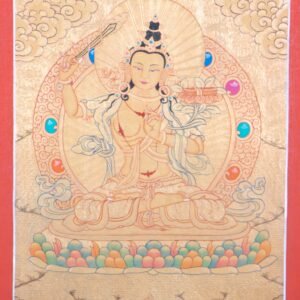 Manjushri Fully Gold Thangka
