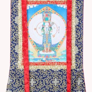 Avalokiteshvara Brocade Thangka Painting