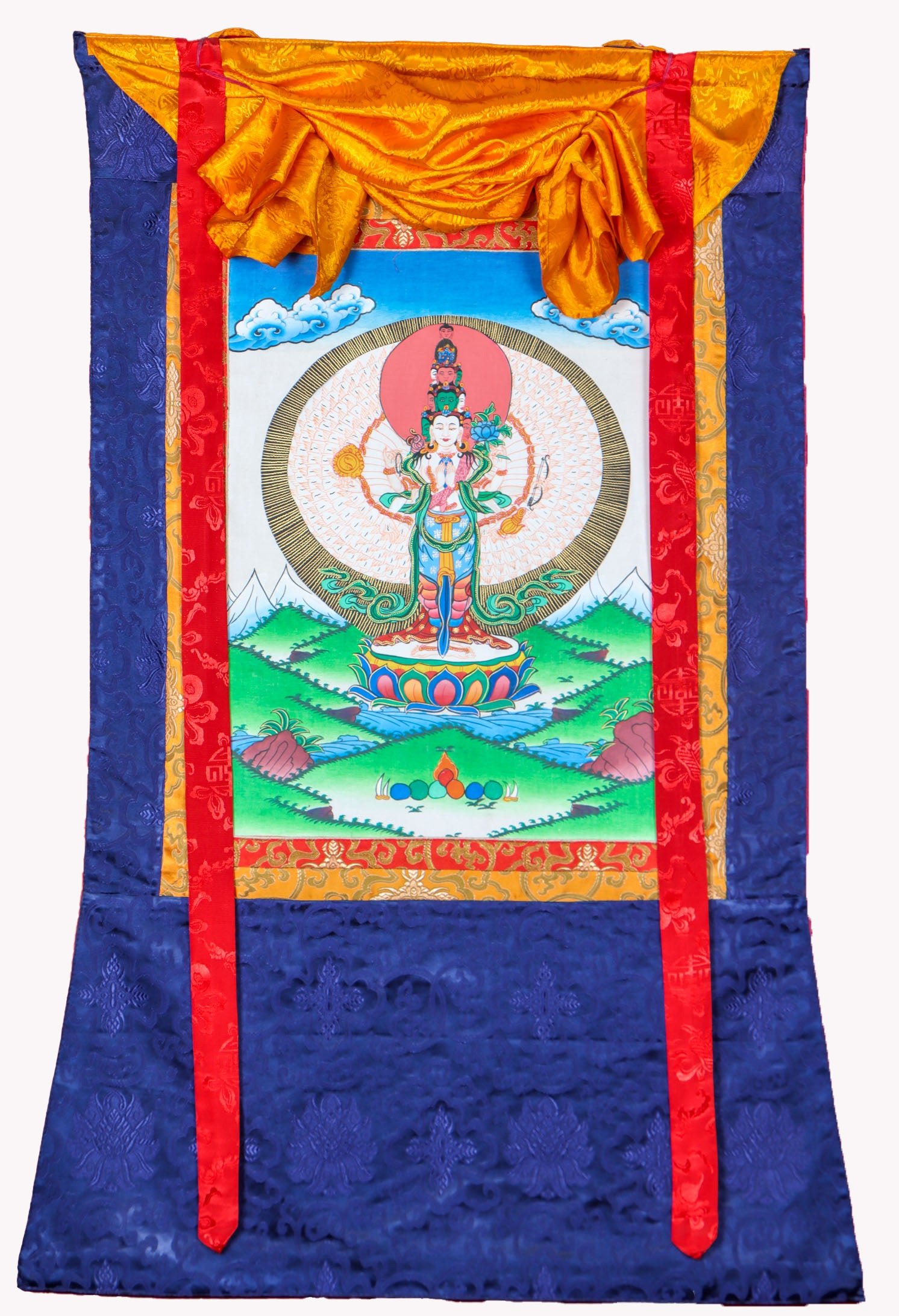 Lokeshwor Brocade Thangka