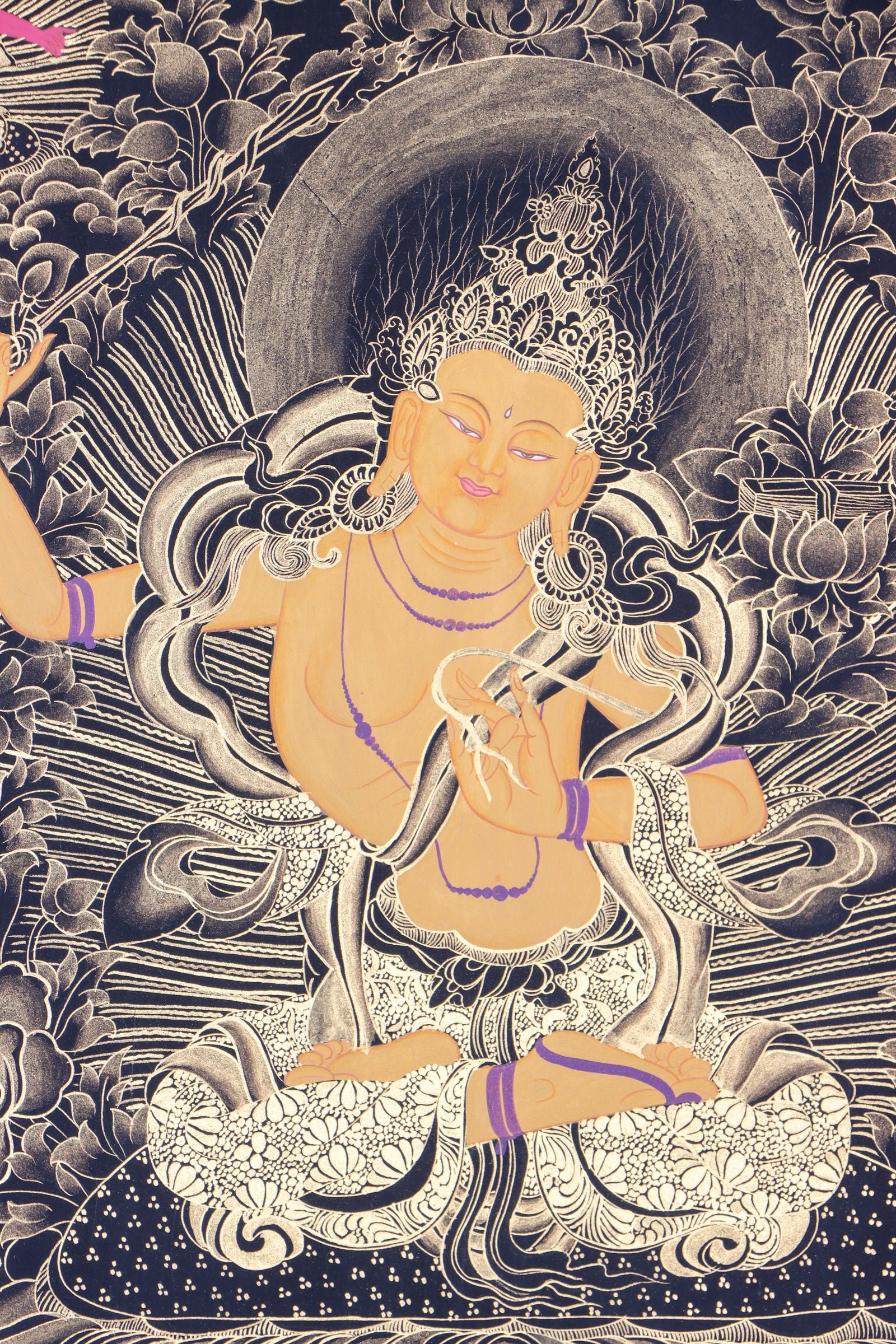 Manjushri Thangka Painting - Image 3