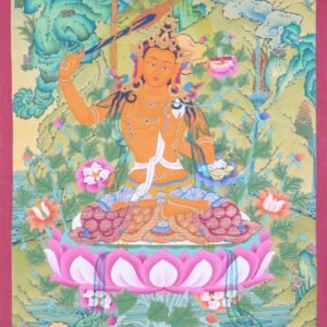 Manjushri Thangka Painting