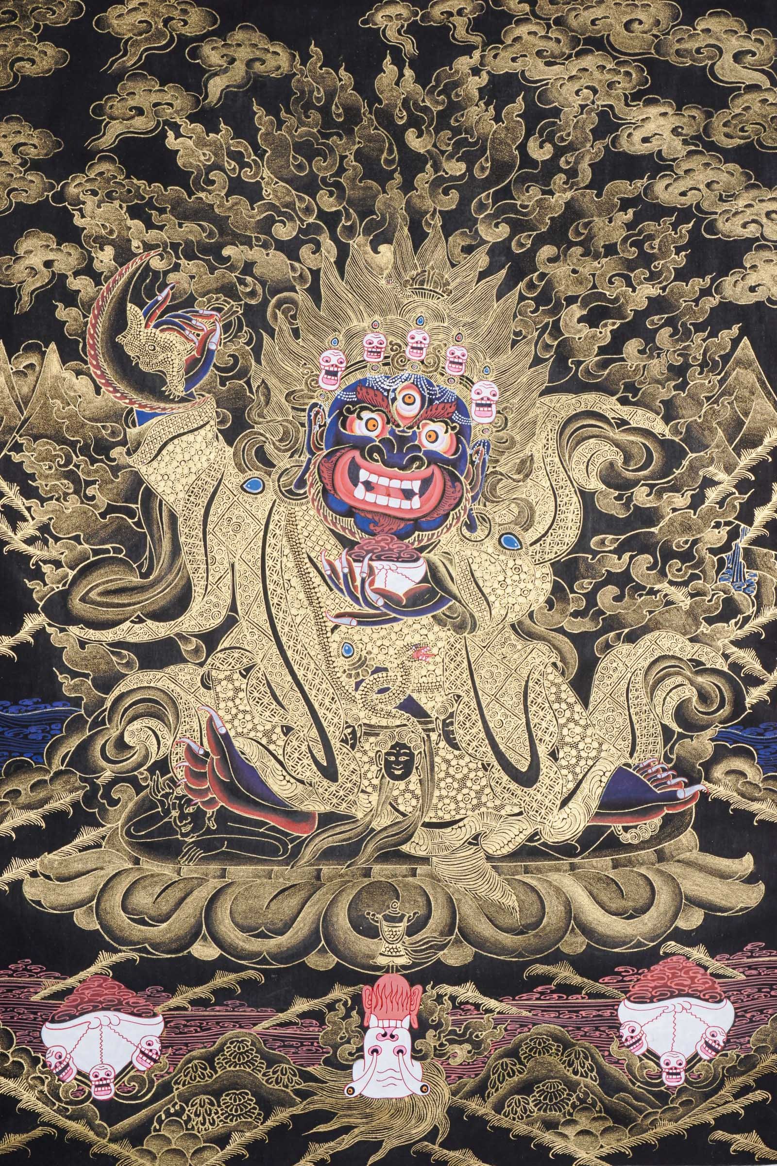 Mahakala Thangka Painting