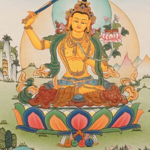 Manjushree Thangka Painting