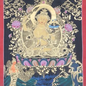 Handpainted Manjushri Thangka