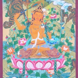Manjushri Thangka Painting