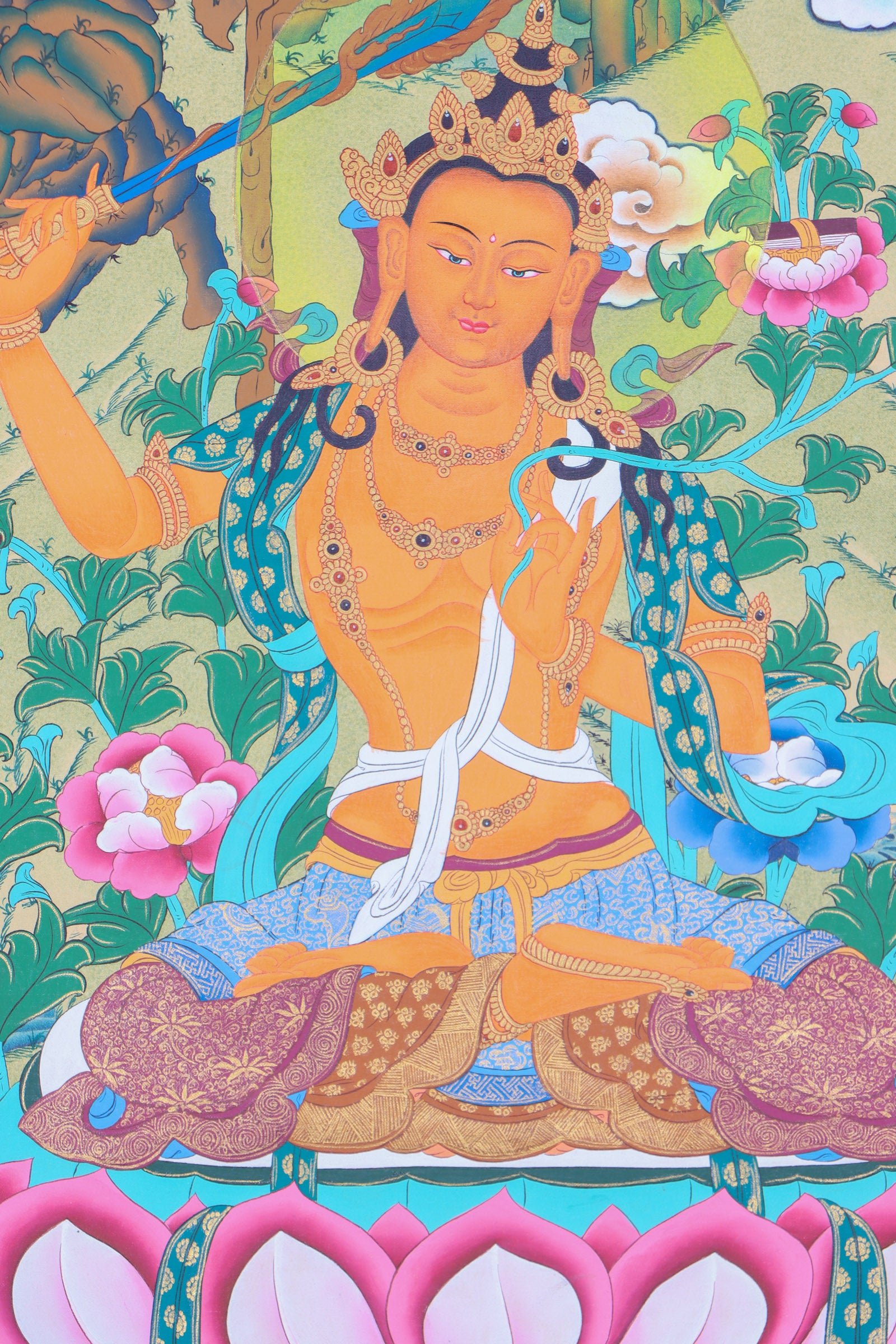 Manjushri Thangka Painting - Image 3
