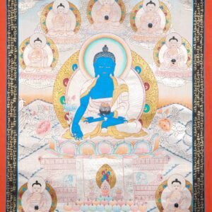 Medicine Buddha Thangka Painting