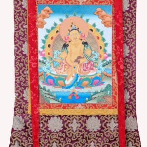 Zambala Brocade Thangka