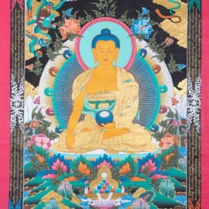 Handpainted Shakyamuni Buddha Thangka