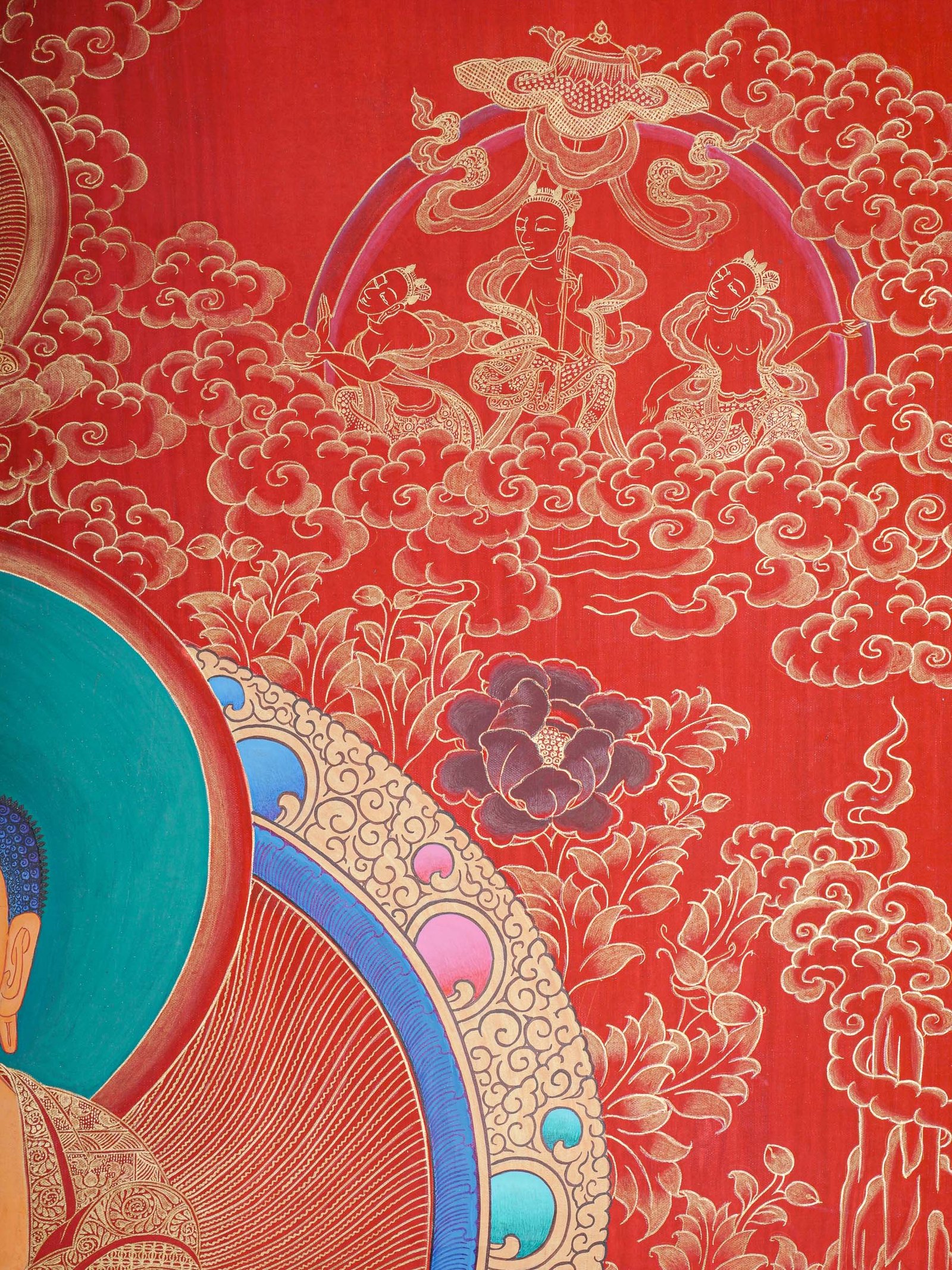 Shakyamuni Buddha Thangka Painting - Image 8