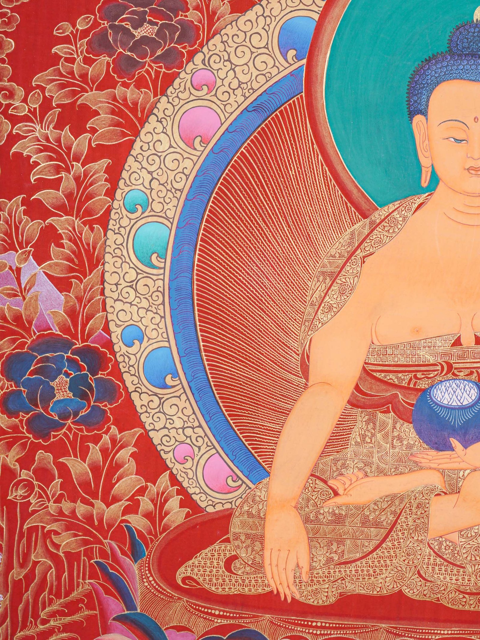Shakyamuni Buddha Thangka Painting - Image 10
