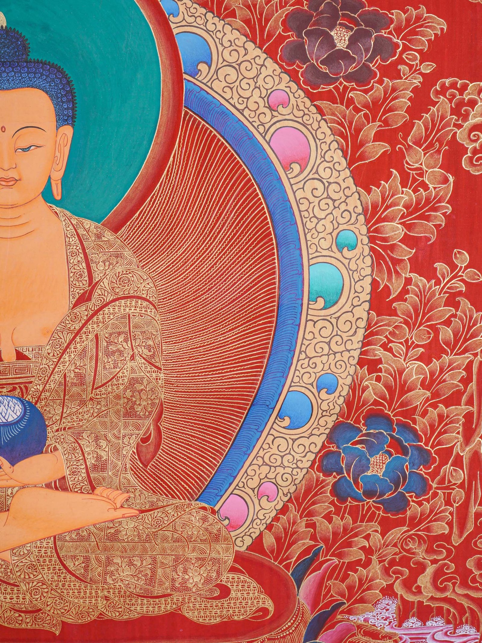 Shakyamuni Buddha Thangka Painting - Image 11