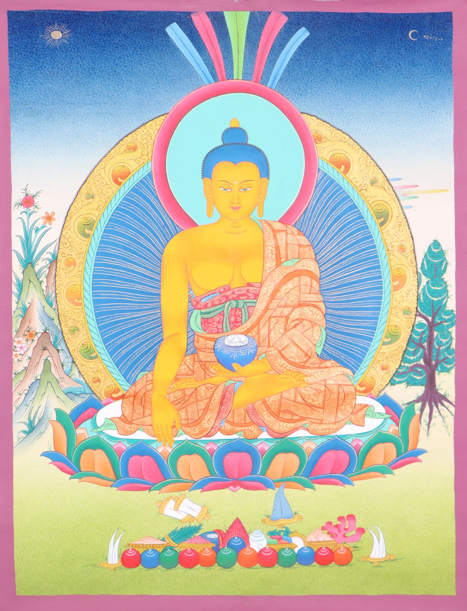 Shakyamuni Buddha Thangka