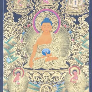 Shakyamuni Buddha Thangka Painting