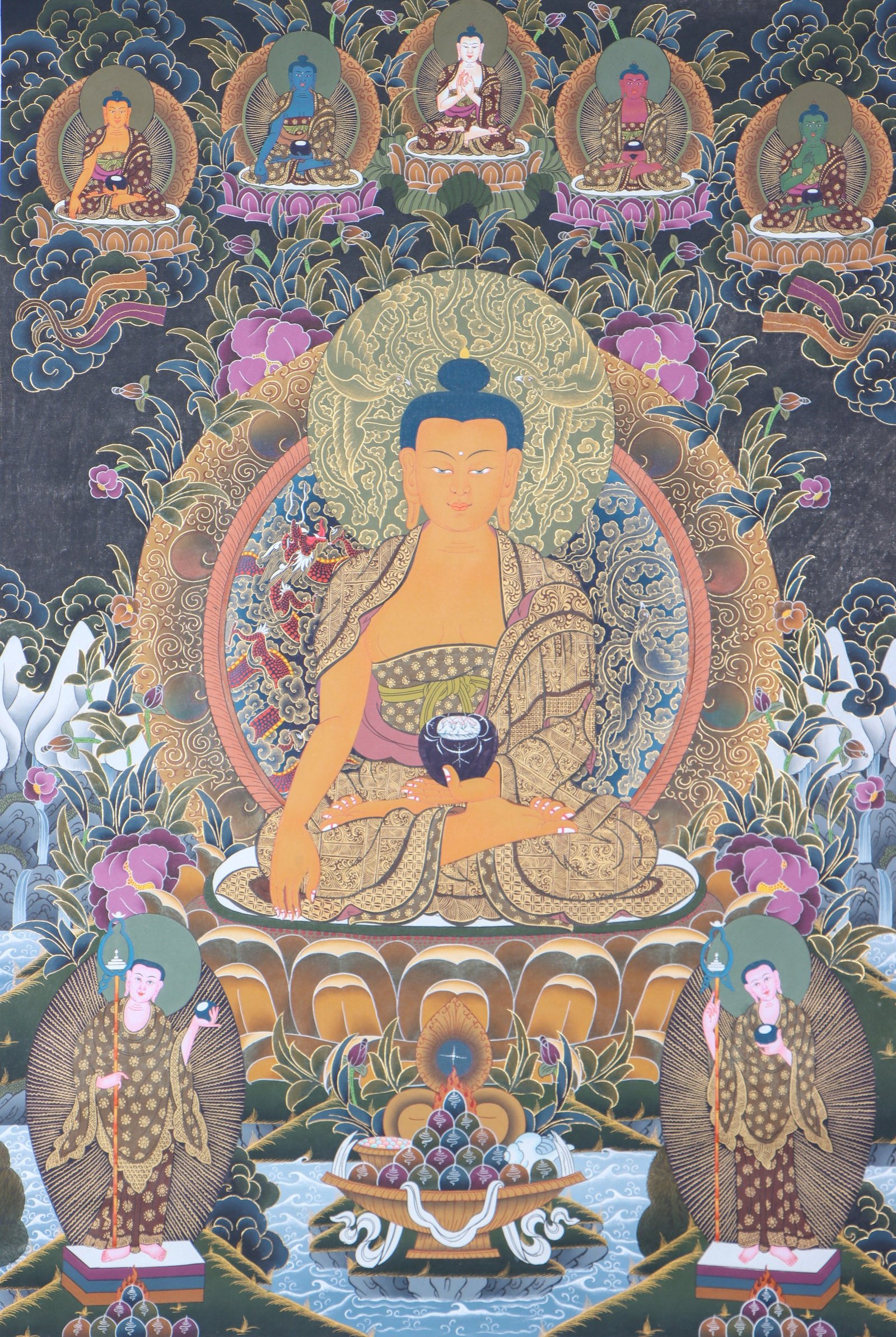 Shakyamuni Buddha Thangka - Image 2