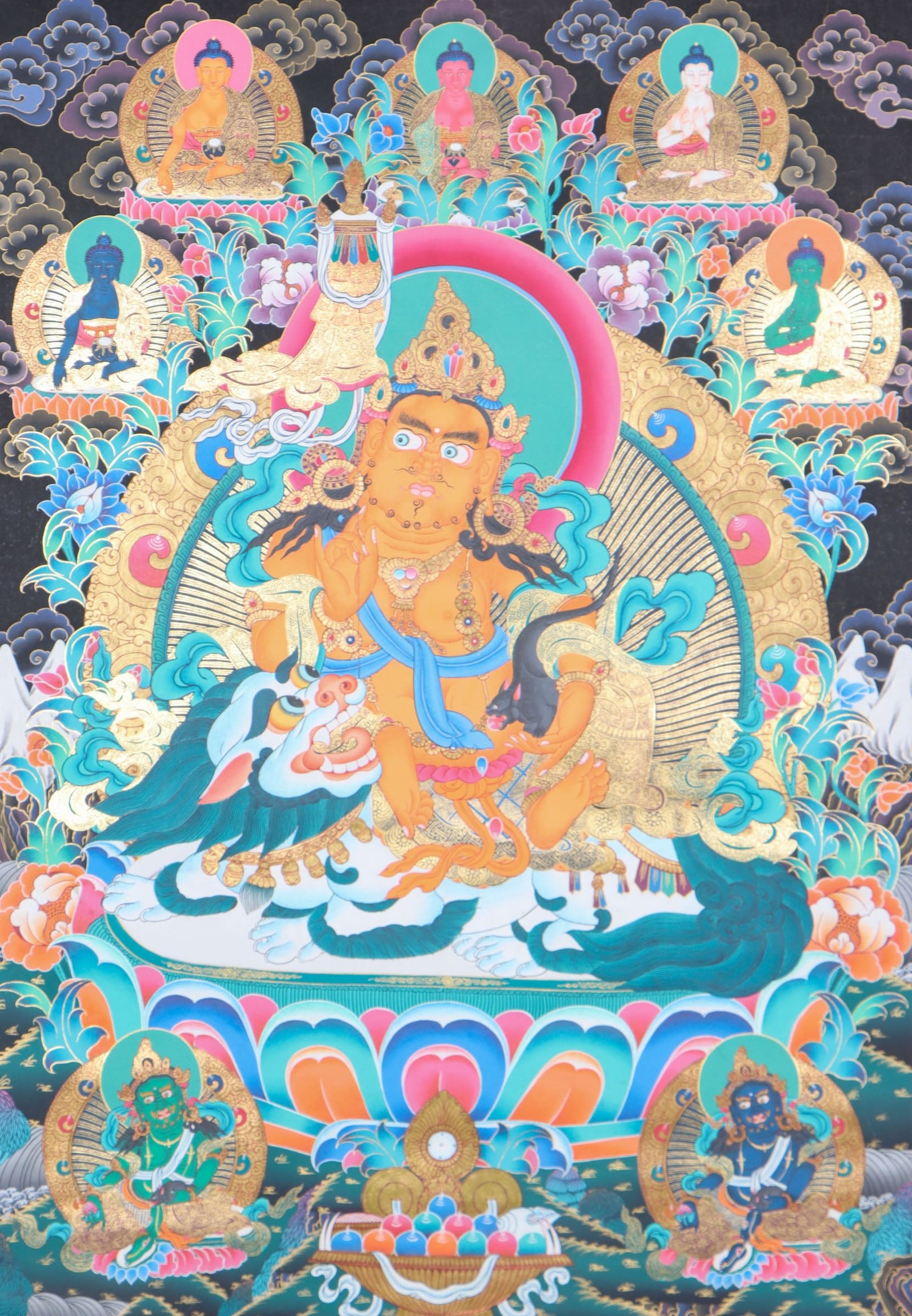 Zambala Thangka Painting - Image 2