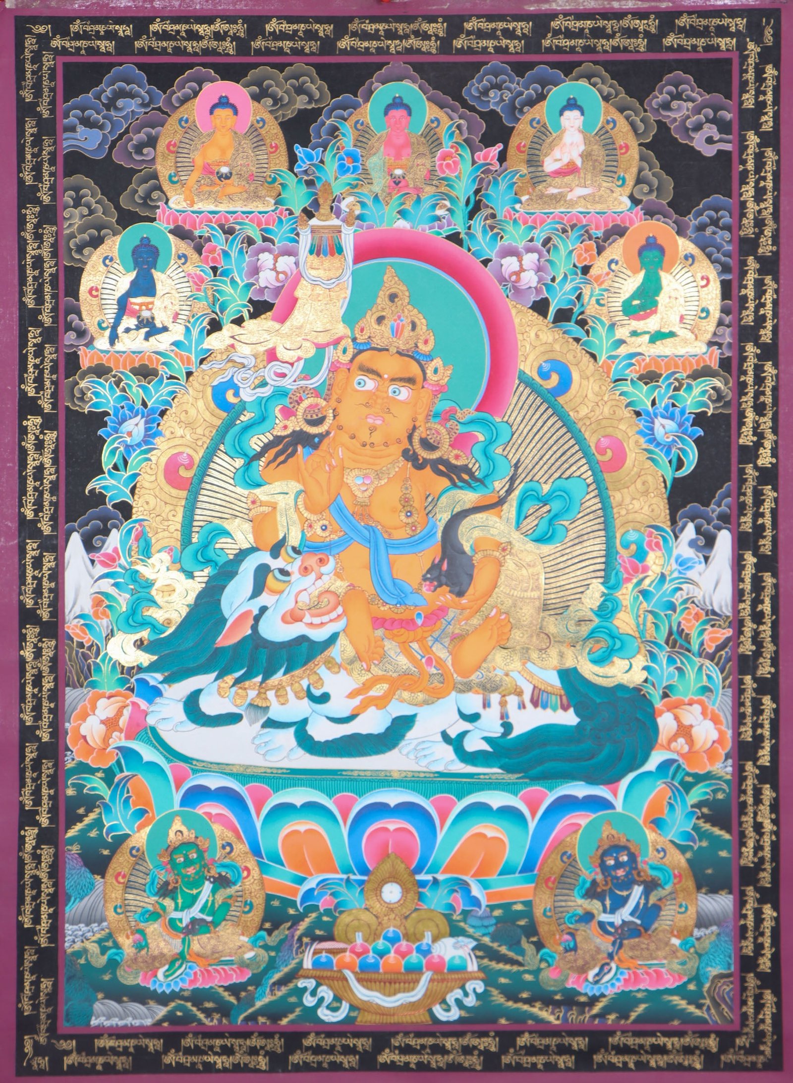 Zambala Thangka Painting