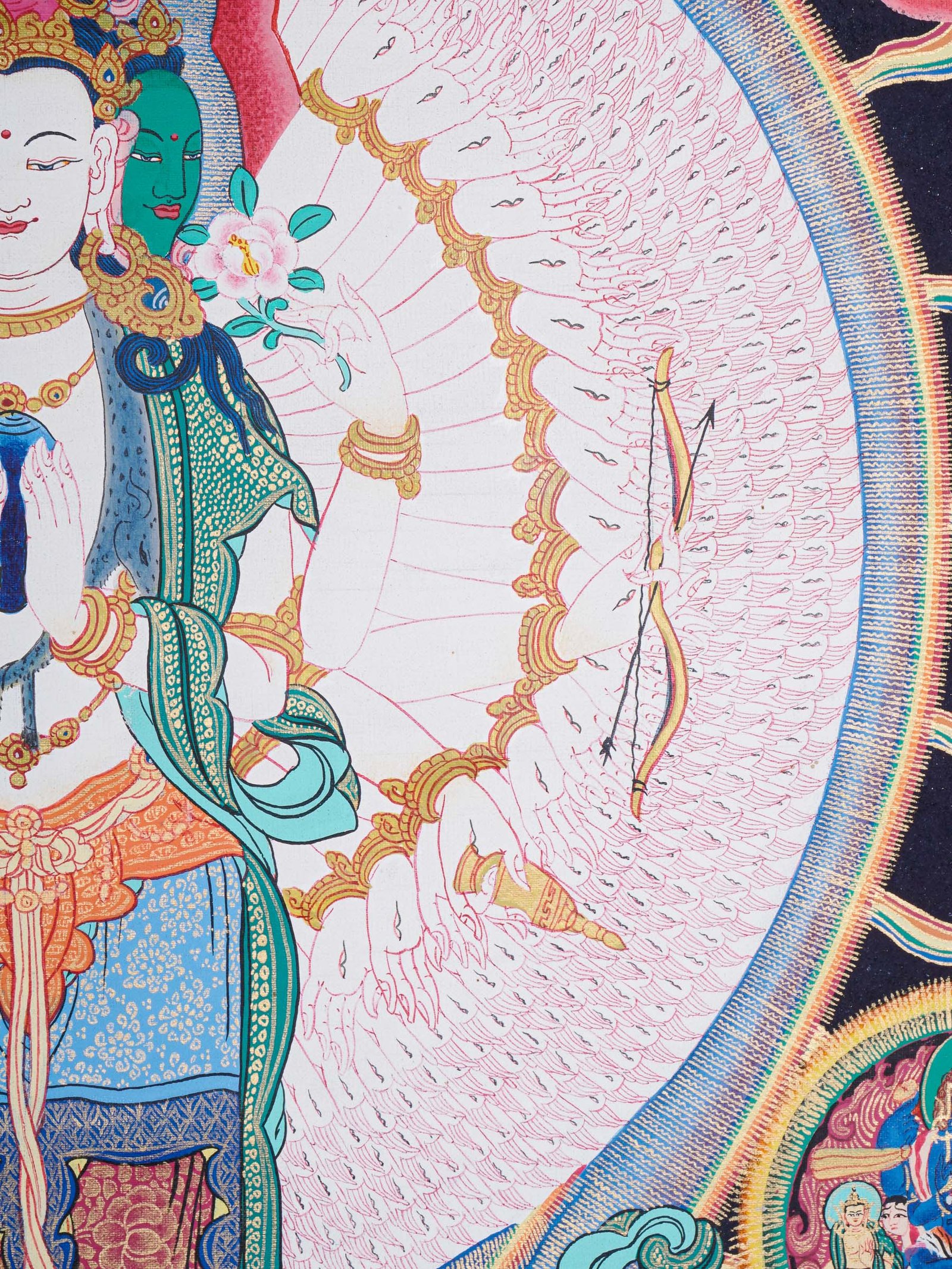 Avalokiteshvara Thangka Painting - Image 2