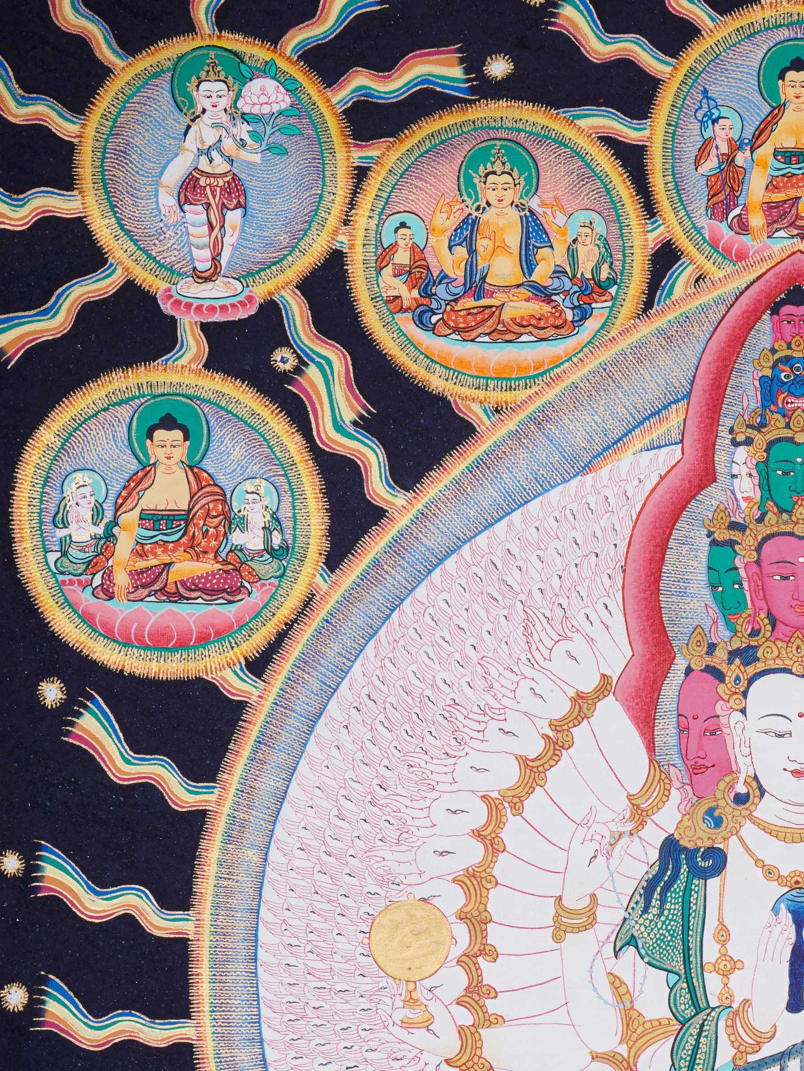 Avalokiteshvara Thangka Painting - Image 5