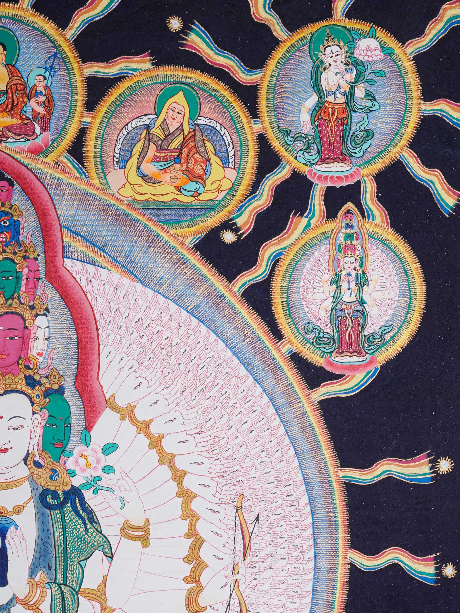 Avalokiteshvara Thangka Painting - Image 6
