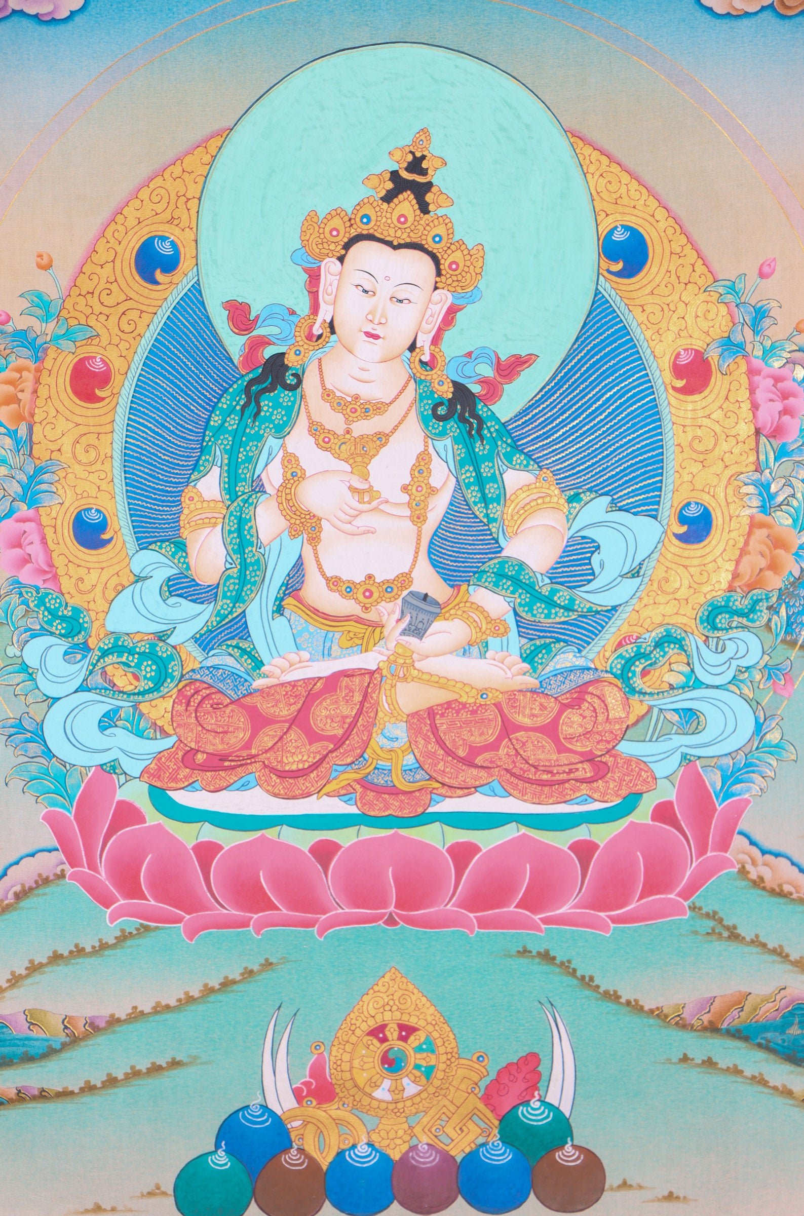 Vajrasattva Thangka Painting - Image 2