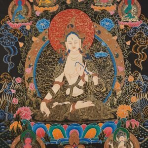White Tara Thangka Painting