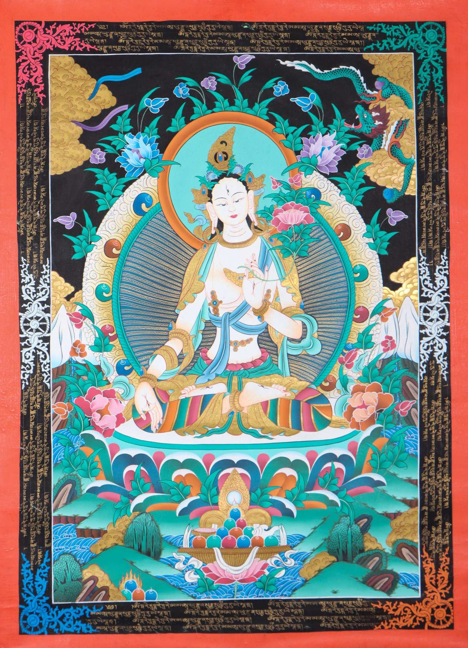 White Tara Thangka