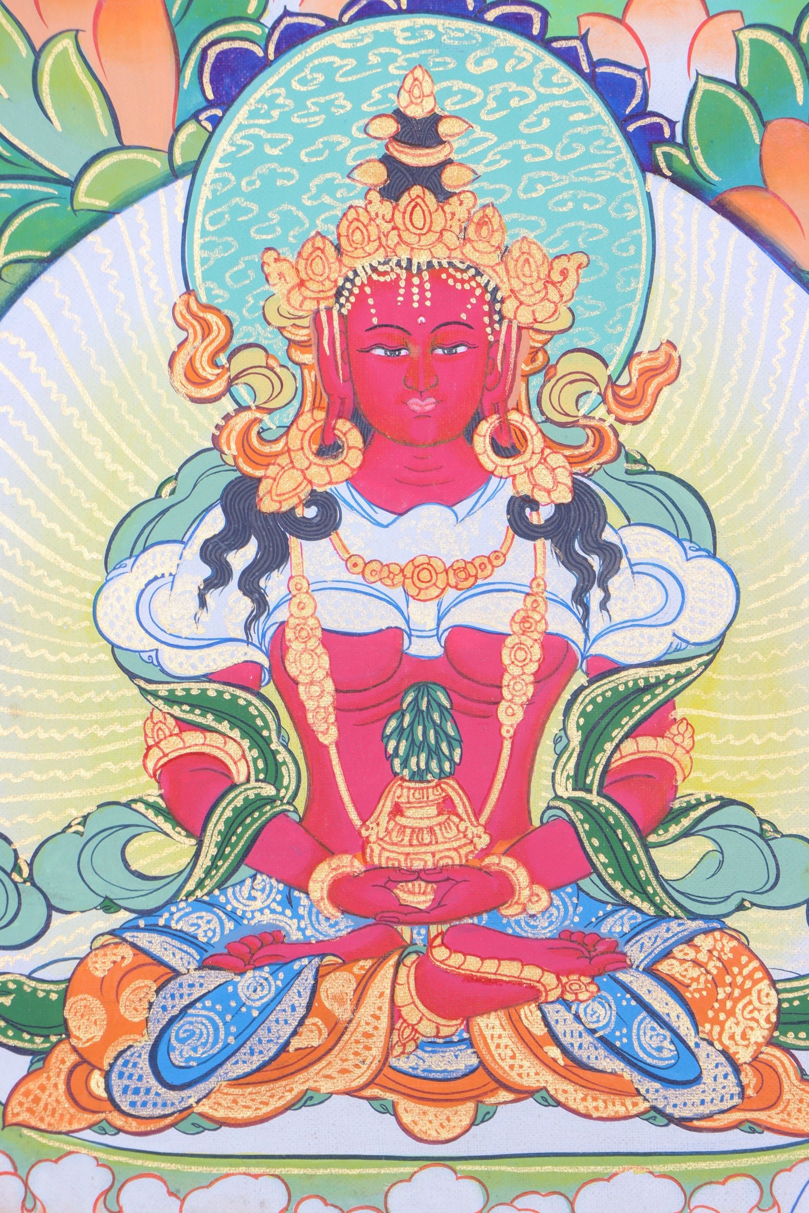 White Tara Thangka - Image 4