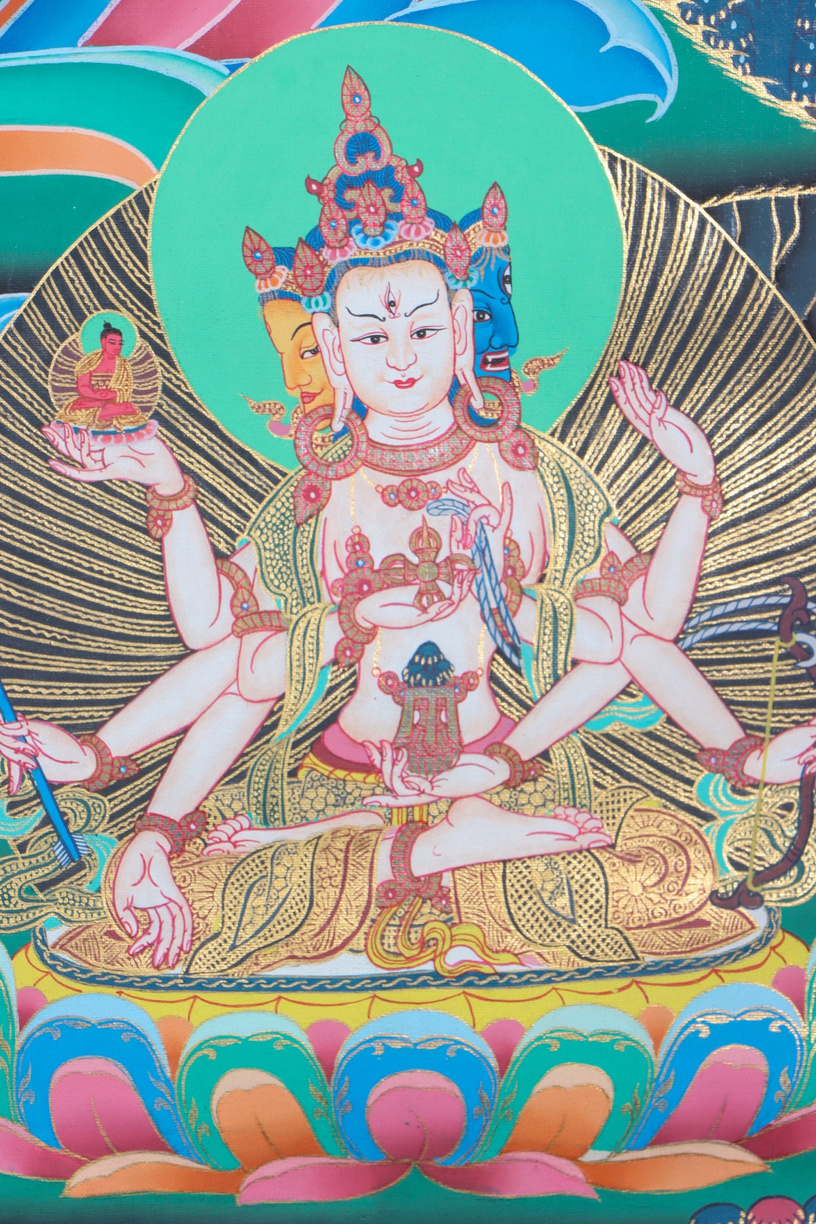 White Tara Thangka - Image 4