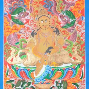 Handpainted Zambala Thangka Painting
