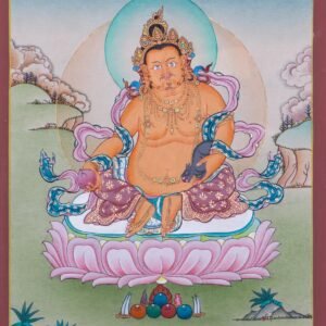 Zambala Thangka for Fortune