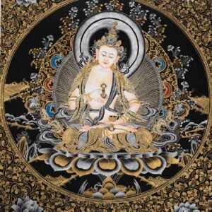 Vajrasattva Thangka – Sacred Tibetan Purification