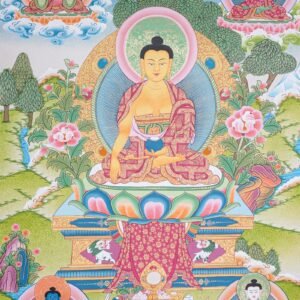 5 Shakyamuni Buddha Thangka Painting