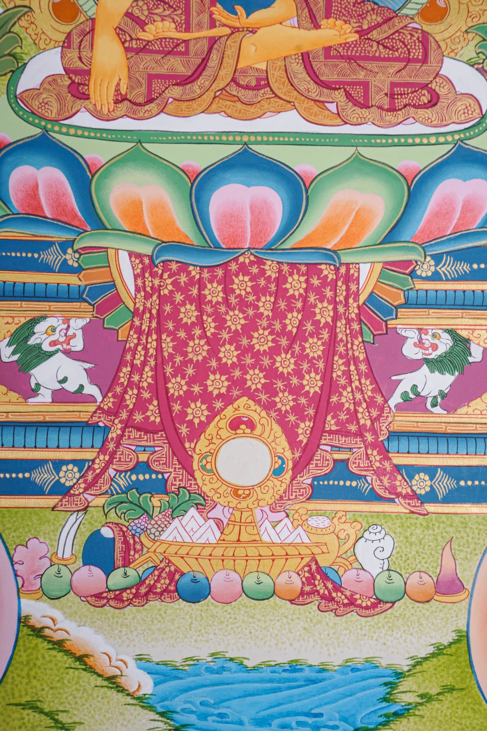 5 Shakyamuni Buddha Thangka Painting - Image 3