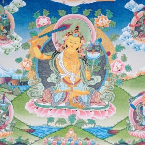 5 Manjushri Thangka Panting