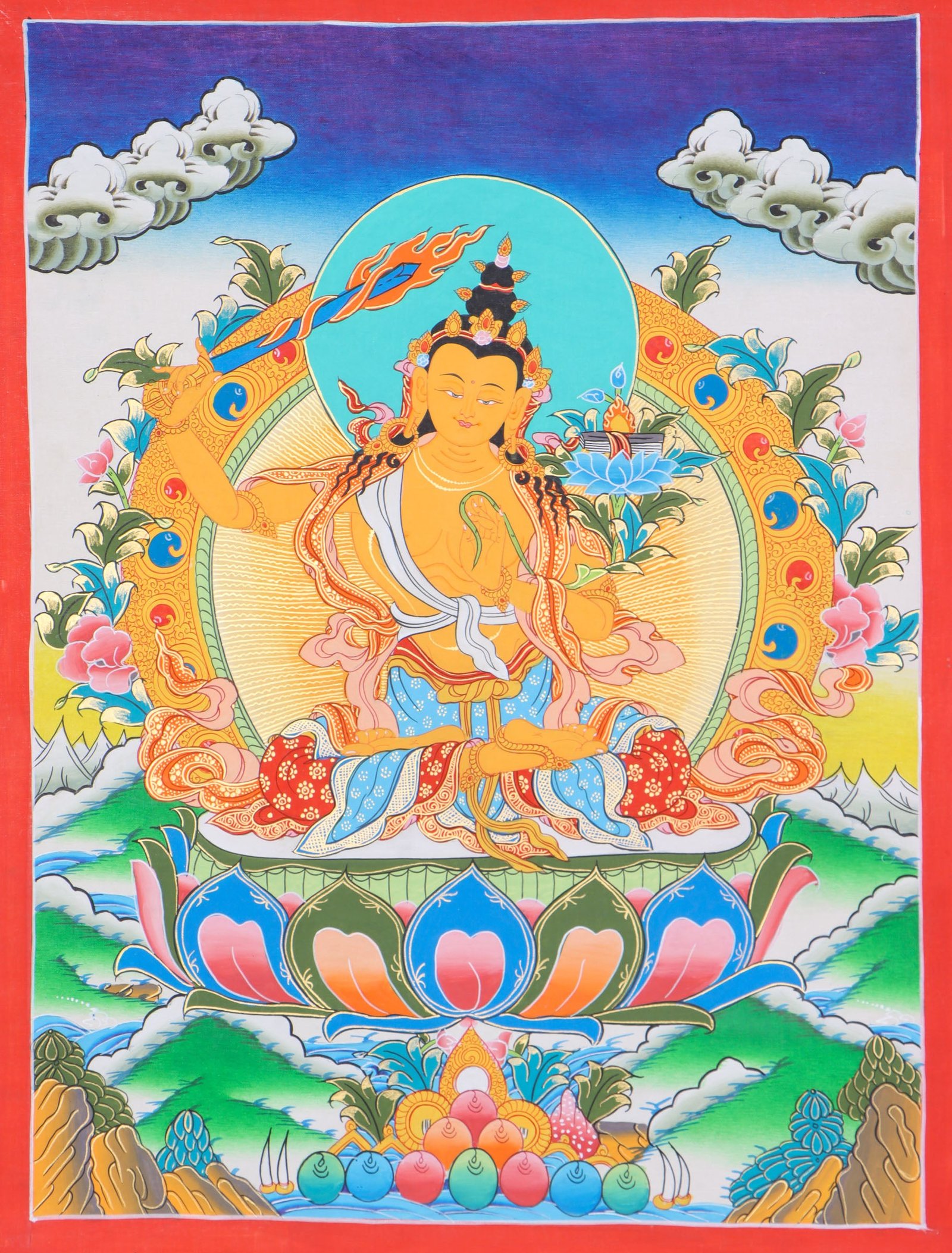 Manjushri Thangka
