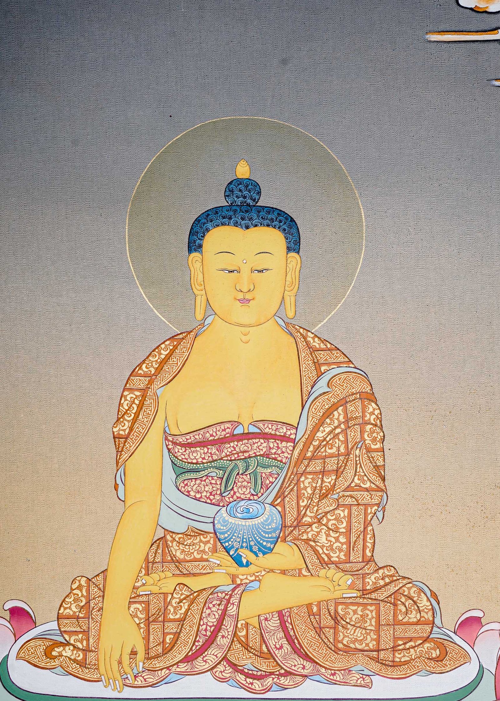 Thangka Painting of Shakyamuni Buddha - Image 8