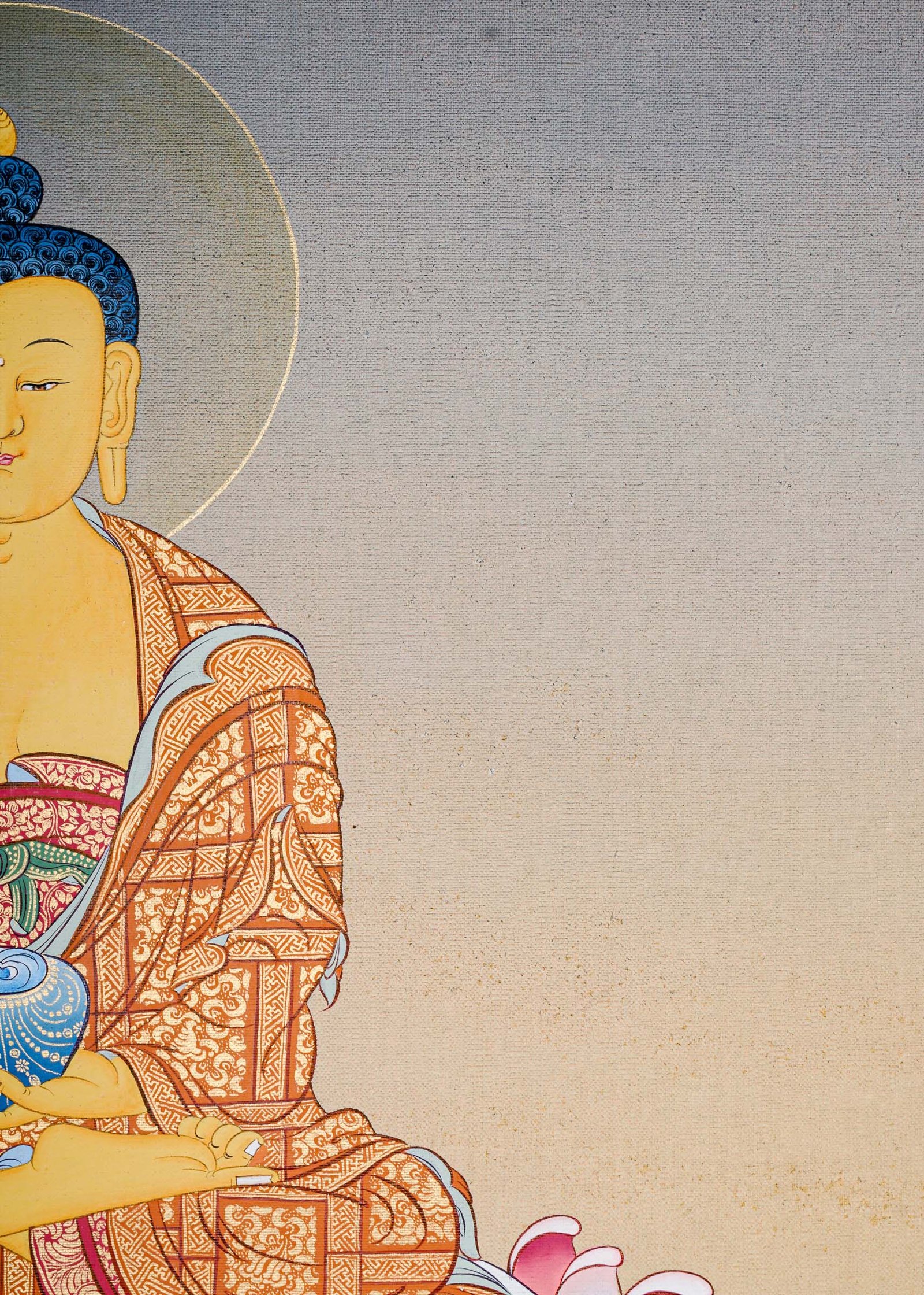 Thangka Painting of Shakyamuni Buddha - Image 3