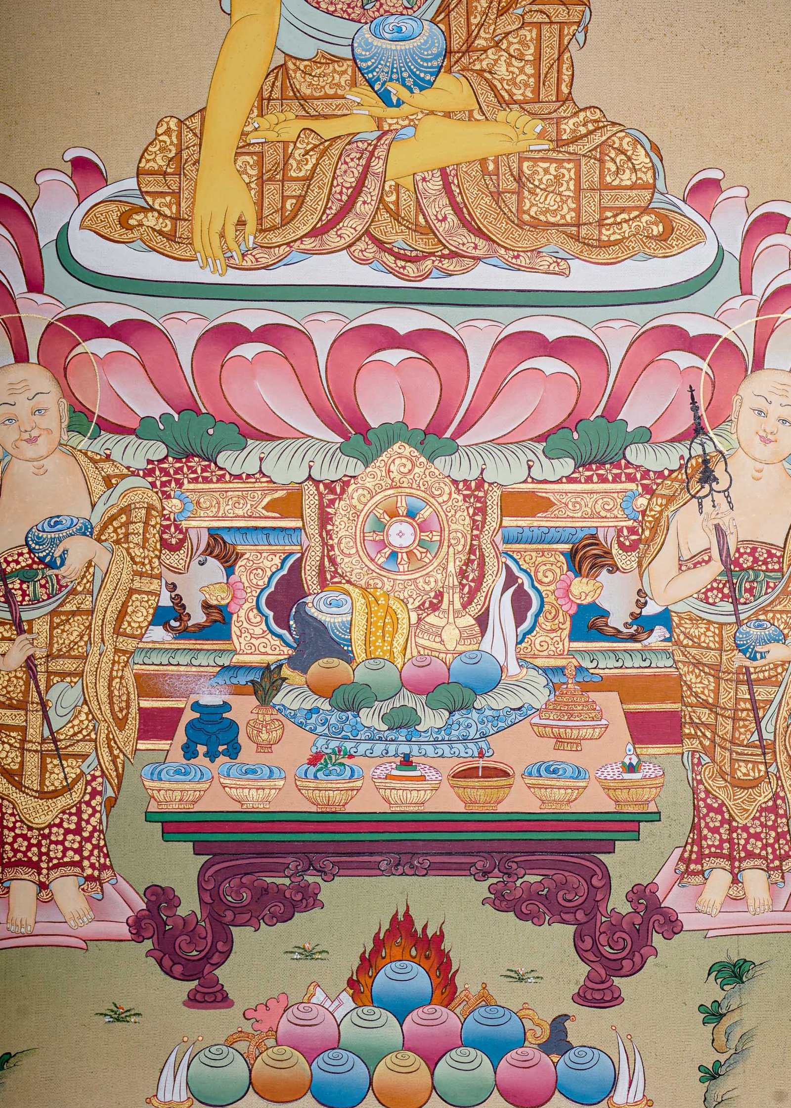 Thangka Painting of Shakyamuni Buddha - Image 4