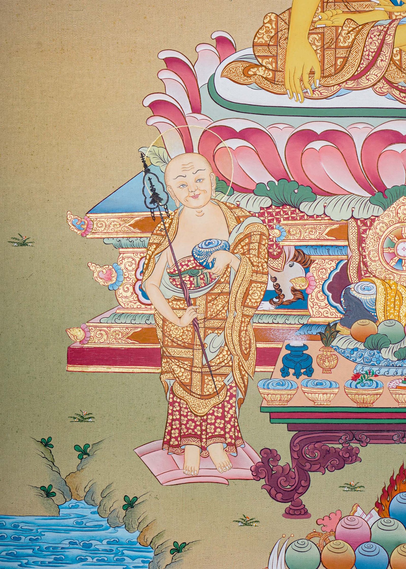 Thangka Painting of Shakyamuni Buddha - Image 5