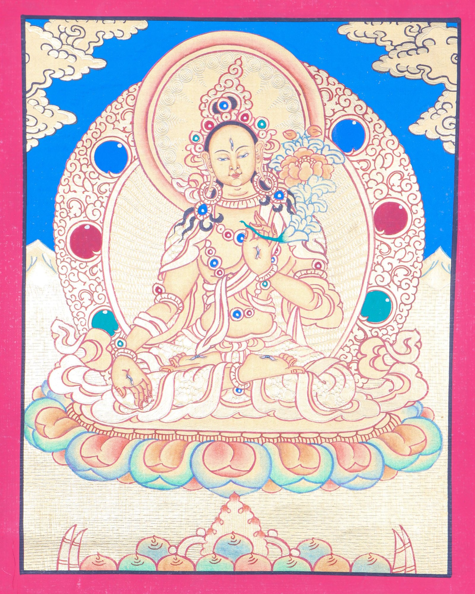 White Tara Thangka